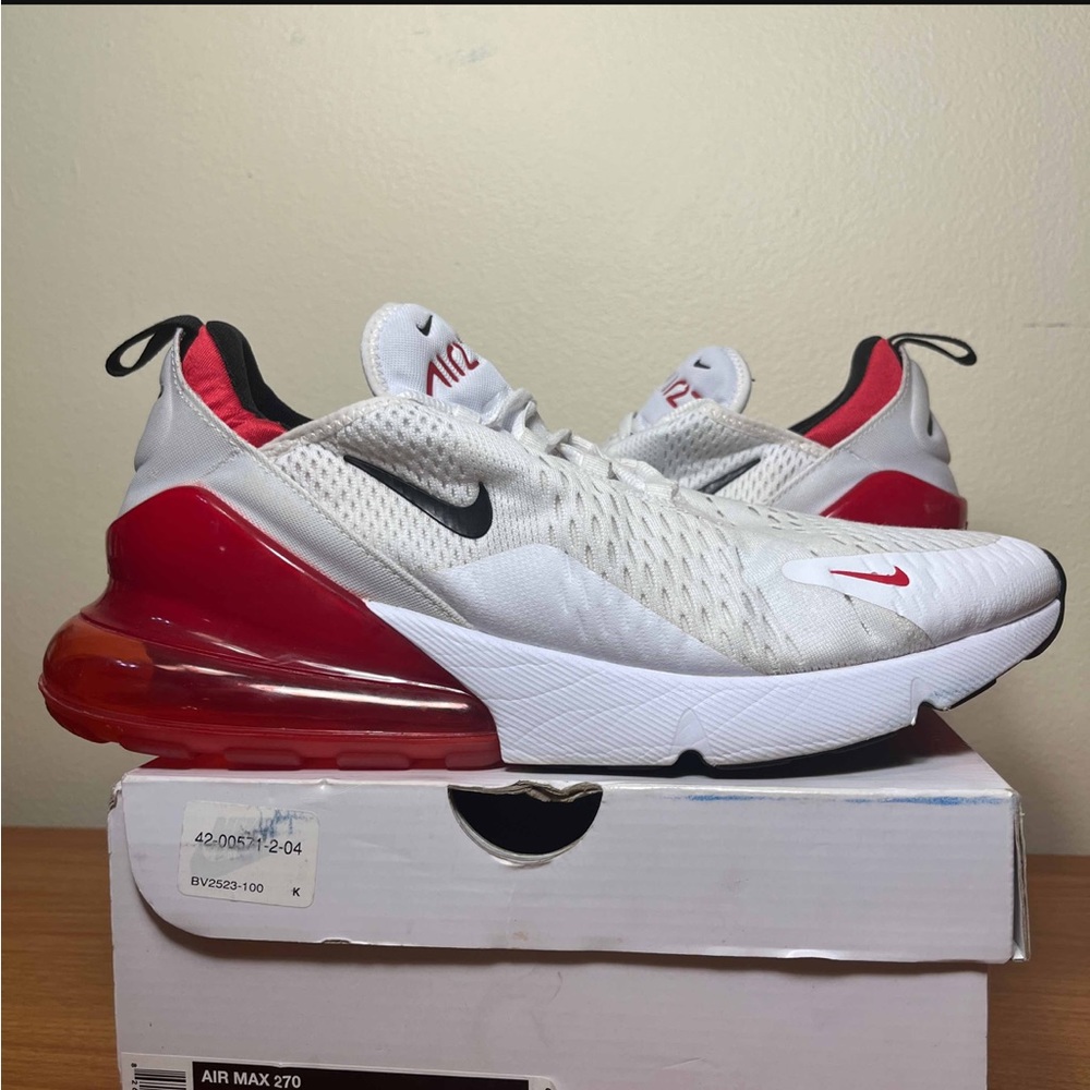 Nike Air Max 270 University Red White - Gem